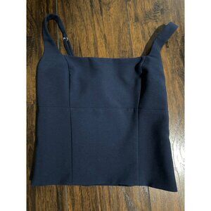 Abercrombie & Fitch Navy Blue Tank Top Adjustable Straps Small